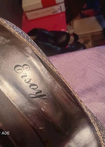 gümüş abiye ayakkabı - Görsel 5