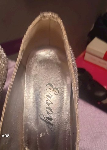 gümüş abiye ayakkabı - Görsel 3