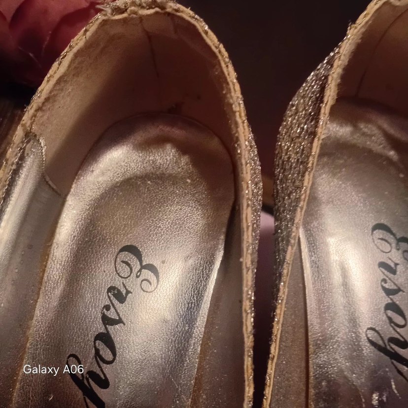 gümüş abiye ayakkabı - Görsel 4