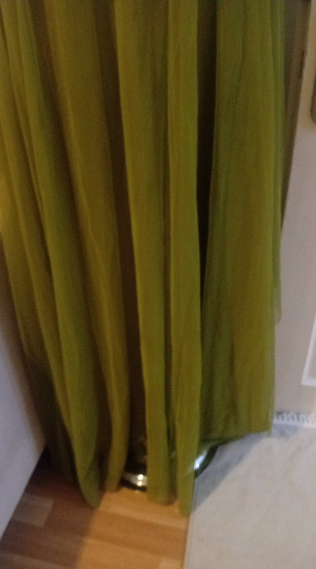 Askılı Drapeli Uzun Kadın Abiye Elbise - Görsel 3