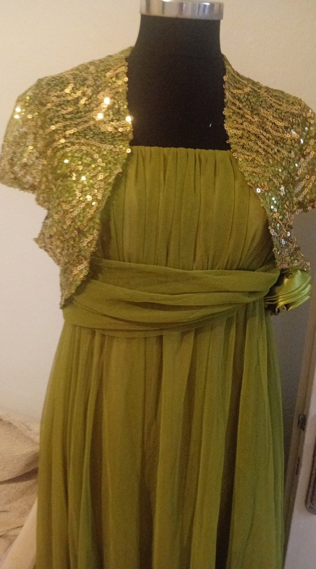 Askılı Drapeli Uzun Kadın Abiye Elbise - Görsel 2