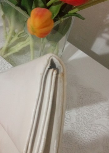 Bej Deri Kadın Portföy Çanta - Görsel 3