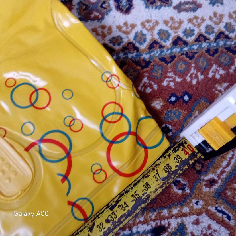 Çocuklar için renkli sarı can yeleği - Görsel 2