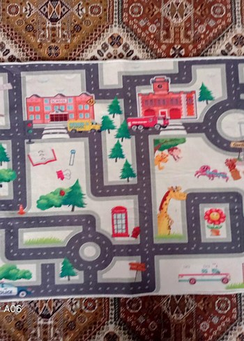 Çocuklar için Çok Renkli Oyun Halısı - Görsel 3