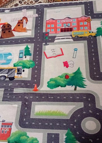 Çocuklar için Çok Renkli Oyun Halısı - Görsel 2