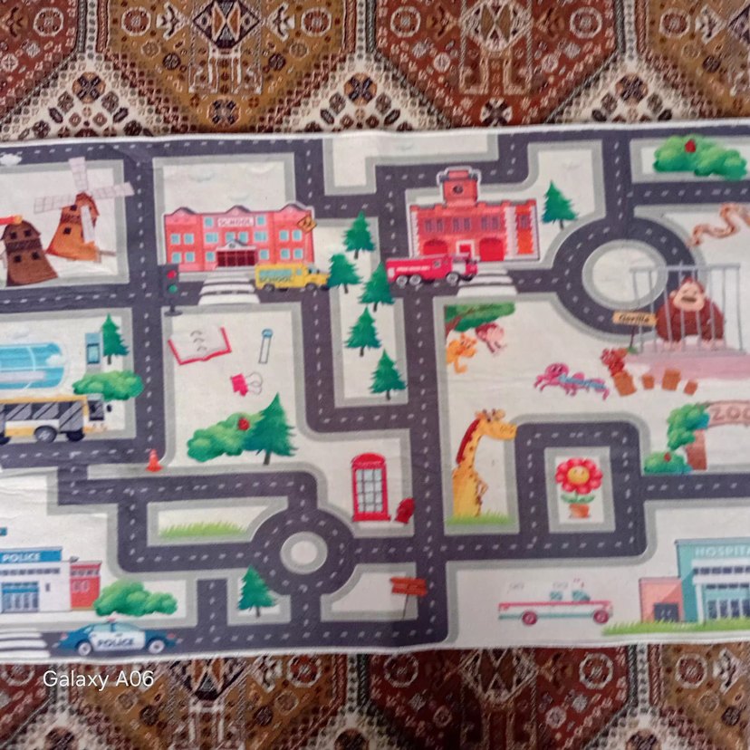 Çocuklar için Çok Renkli Oyun Halısı - Görsel 3