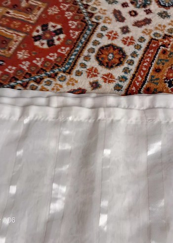 Bej Parlak Modern Perde - Görsel 3