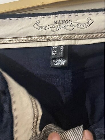 Mango Mango kadife pantalon