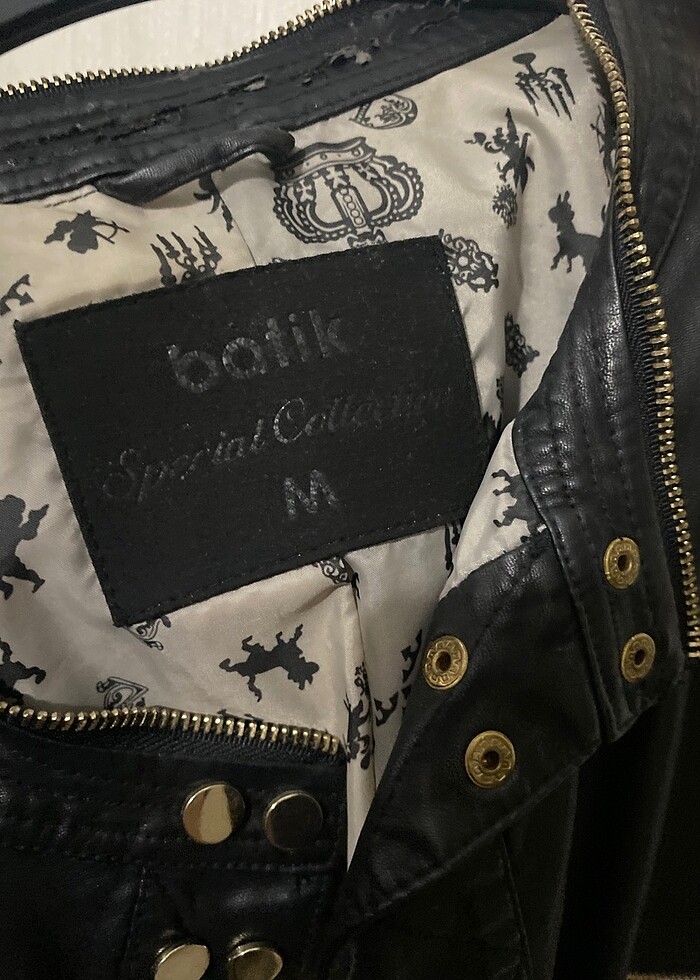 Batik deri mont - Görsel 3