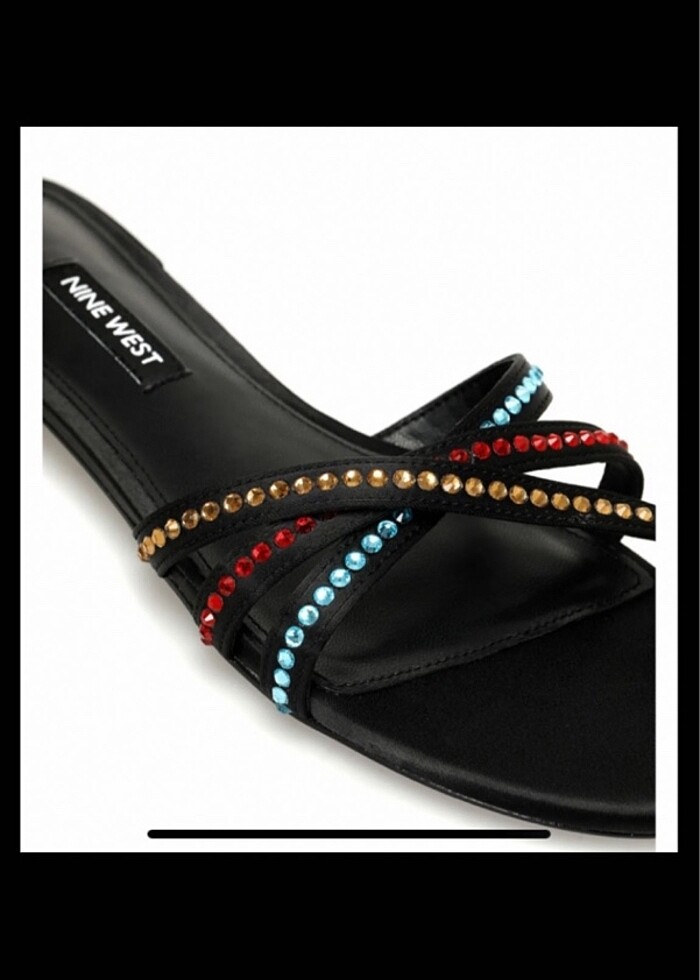 Taşlı sandalet - Görsel 4