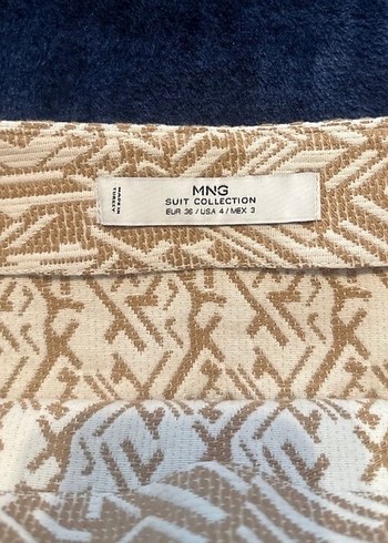 Mango Nakışlı Örgü Bohem Midi Etek
