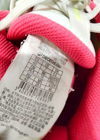 Decathlon Ayakkabı Numara Bilgileri - Görsel 4