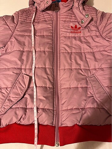 8 Yaş Beden pembe Renk Adidas 7-8 yaş kız çocuk mont