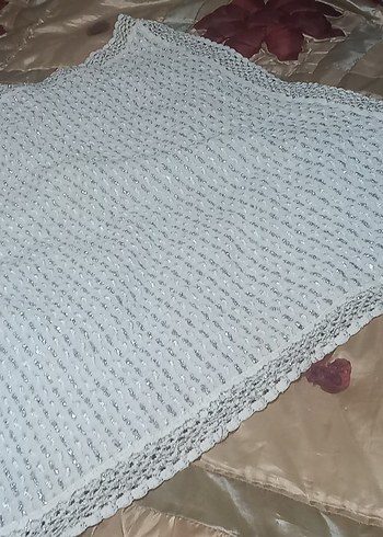 Krem Simli Çok Amaçli Örtü - Görsel 5