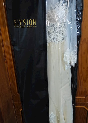 Mermaid Yarasa Kollu Vintage Gelinlik (Özel Tasarım, El İşi)* - Görsel 12