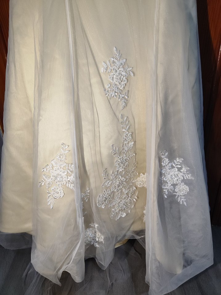 Mermaid Yarasa Kollu Vintage Gelinlik (Özel Tasarım, El İşi)* - Görsel 5