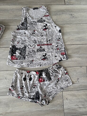Diğer #2 ADET #Şortlu #Pijama #Takımı