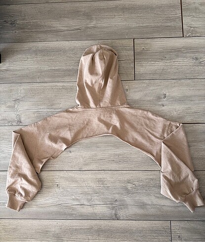 xs Beden camel Renk #Kadın #Kısa #Sweatshirt