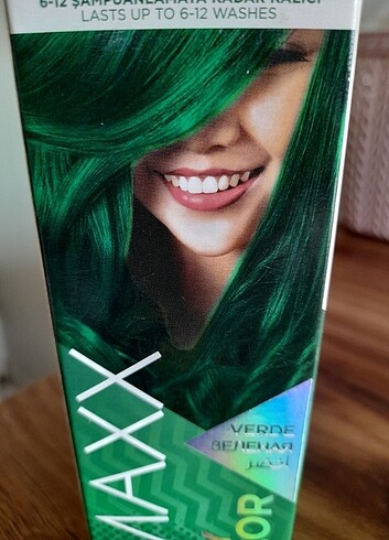 Yeşil saç boyası 