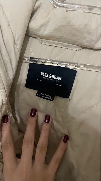 Pull and Bear Pull bear peluş ceket