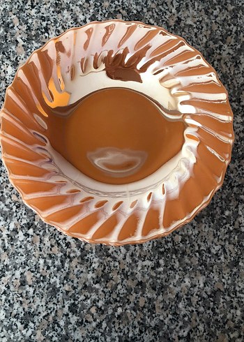  Beden Parlak Turuncu Yemek Tabakları Seti