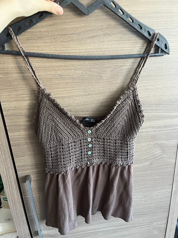 Siyah Örgü V Yakalı Askılı Kadın büstiyer - Görsel 3