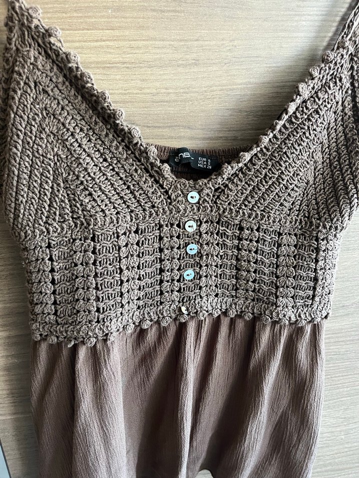 Siyah Örgü V Yakalı Askılı Kadın büstiyer - Görsel 4