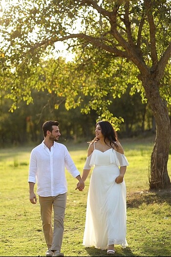 Diğer Beyaz elbise (Dış çekim elbisesi)