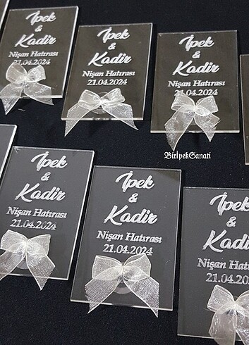 Pleksi Nişan hediyelik magnet - Görsel 2