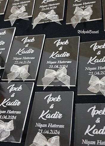 Pleksi Nişan hediyelik magnet - Görsel 4