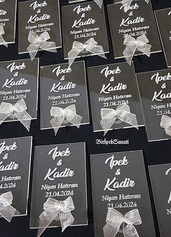 Pleksi Nişan hediyelik magnet - Görsel 7