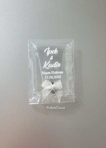 Pleksi Nişan hediyelik magnet - Görsel 8