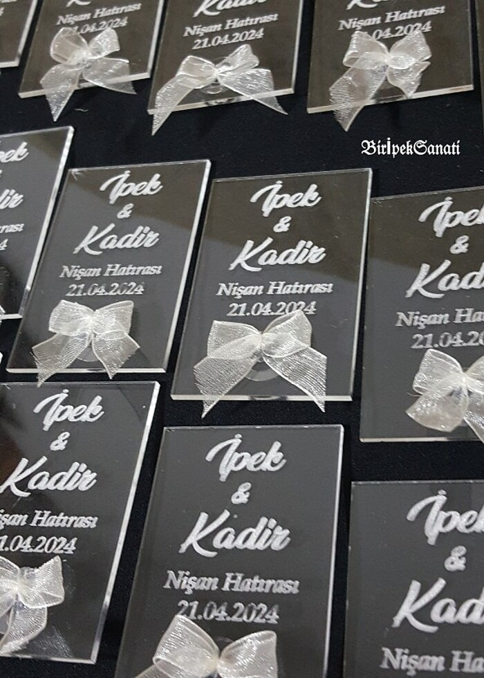 Pleksi Nişan hediyelik magnet - Görsel 4