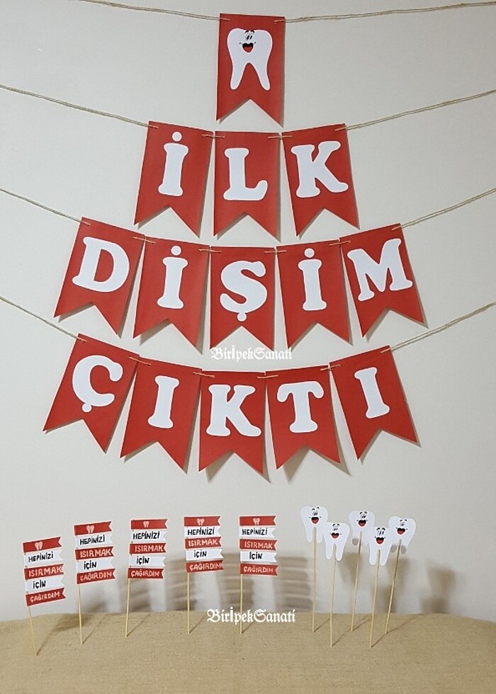 İlk Dişim Çıktı Parti seti - Görsel 3