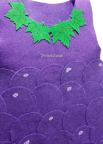 Üzüm kostümü ve maskesi - Görsel 4