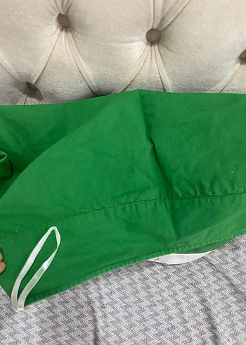 Yeşil Çiçek Desenli Midi Hamile Etek - Görsel 5