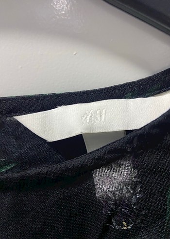 Uzun Siyah Çiçekli Bohem Elbise - Görsel 3