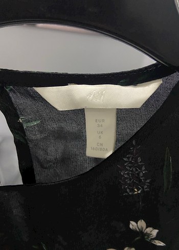 Uzun Siyah Çiçekli Bohem Elbise - Görsel 4