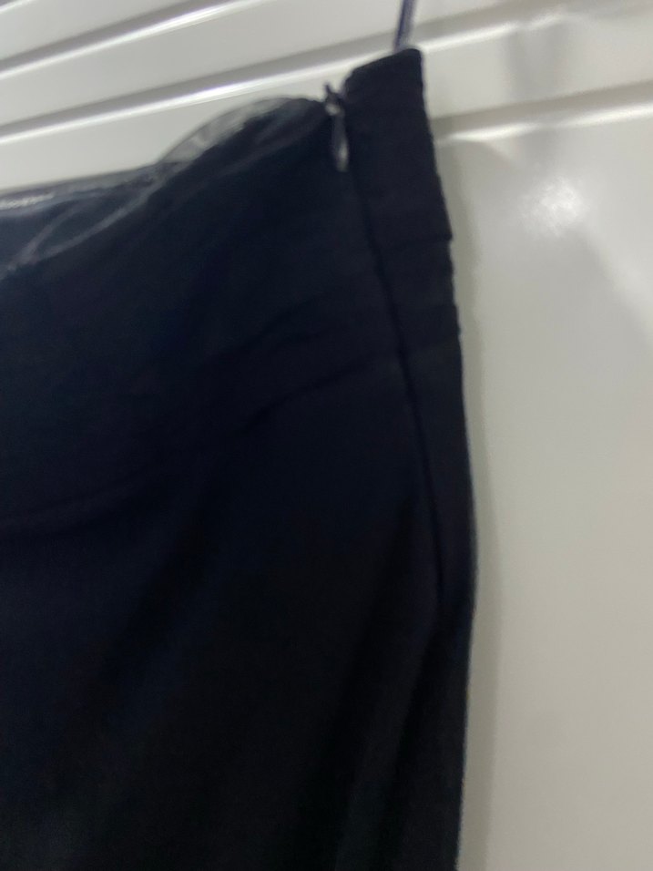 Siyah Straplez Uzun Nakışlı Gotik Abiye - Görsel 3