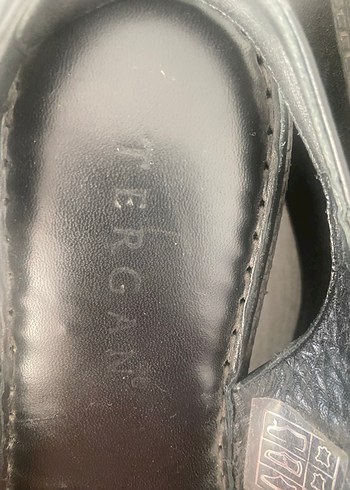 Siyah Bantlı Kadın Dolgu Topuk Sandalet - Görsel 7