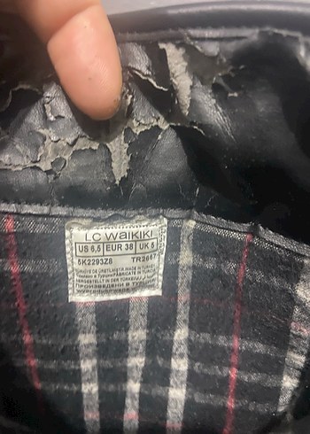 Kadın Siyah Deri Tokalı Dizüstü Bot - Görsel 6