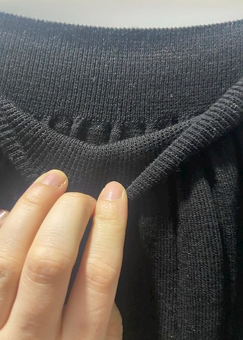 Uzun Siyah Pilili Kadın Etek - Görsel 3