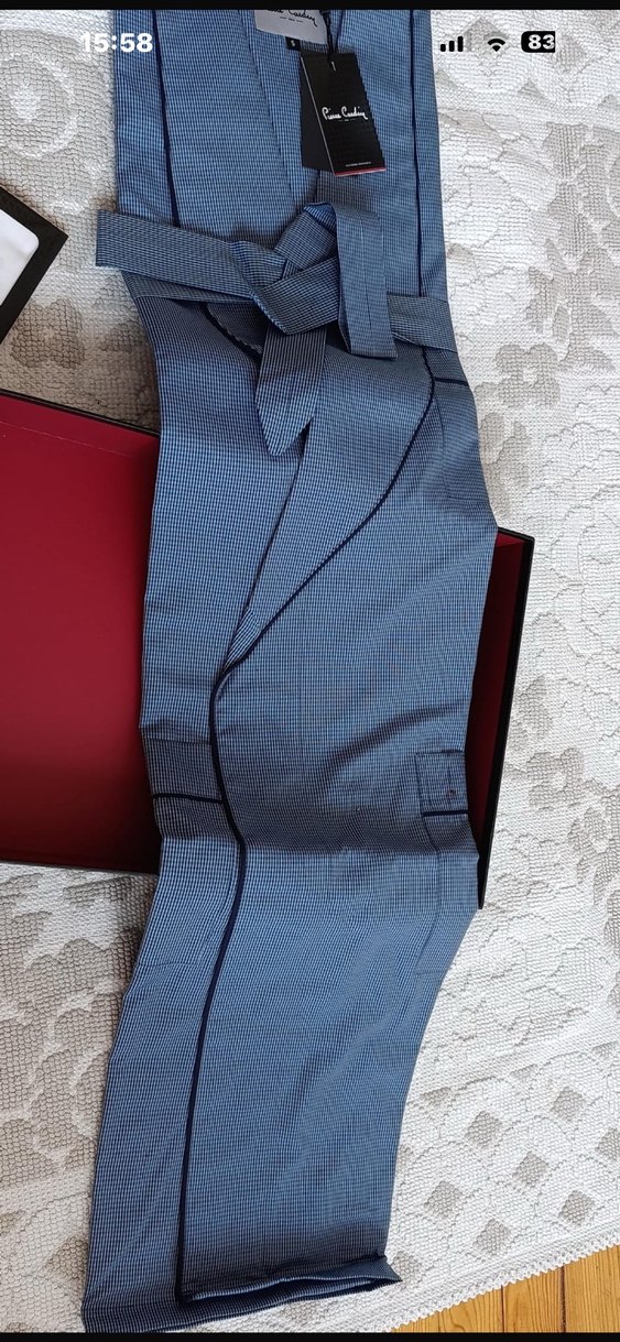 Pierre Cardin Gri Desenli Erkek Pijama Takımı - Görsel 3