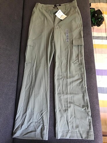 Pull&Bear kargo kumaş pantolon