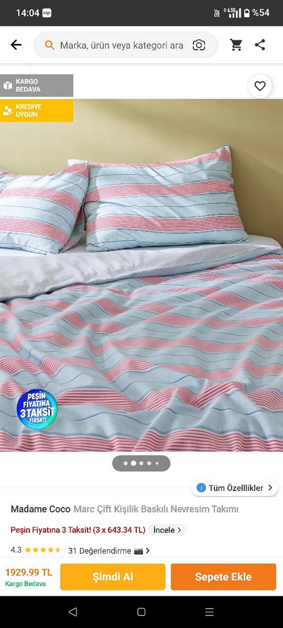 madame coco cıft kişilik nevresim takımı - Görsel 5