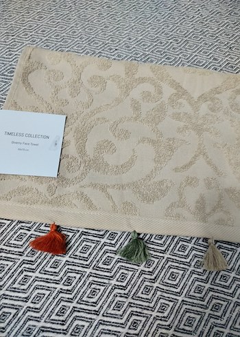 Madame coco gıverny bej Yüz Havlusu - Görsel 3