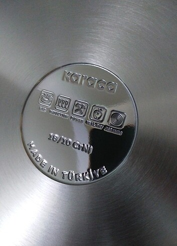 Beden gri Renk Karaca çelik tava 24 cm