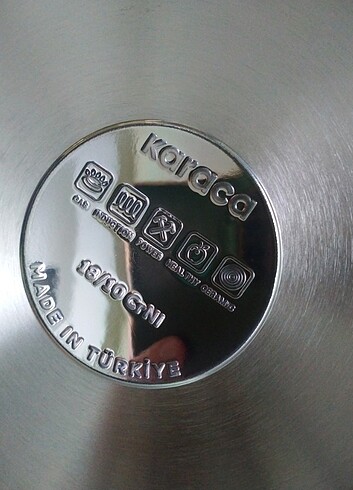 Beden gri Renk Karaca 22 cm derin tencere