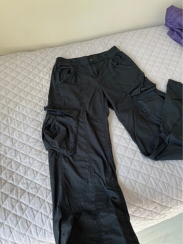 H&M HM Kumaş Kargo Pantolon