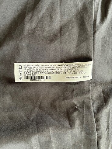 xs Beden siyah Renk Bershka mont